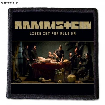 Rammstein Patch Backpatch Rückenaufnäher Aufnäher