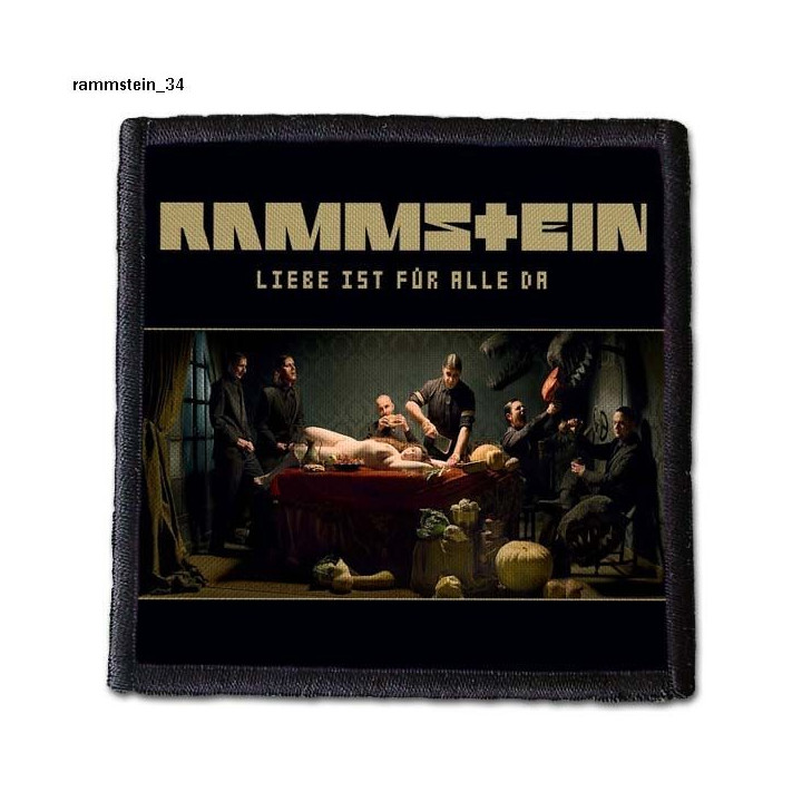 Rammstein Patch Backpatch Rückenaufnäher Aufnäher