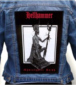 Hellhammer Backpatch Giant Back Patch Rückenaufnäher Aufnäher