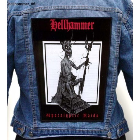 Hellhammer Backpatch Giant Back Patch Rückenaufnäher Aufnäher