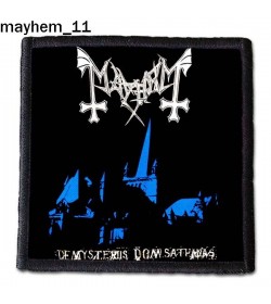 Mayhem De Mysteriis Dom Sathanas Patch Backpatch Rückenaufnäher Aufnäher