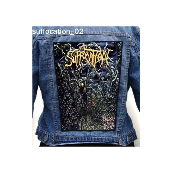 Suffocation Backpatch Giant Back Patch Rückenaufnäher Aufnäher Death Metal