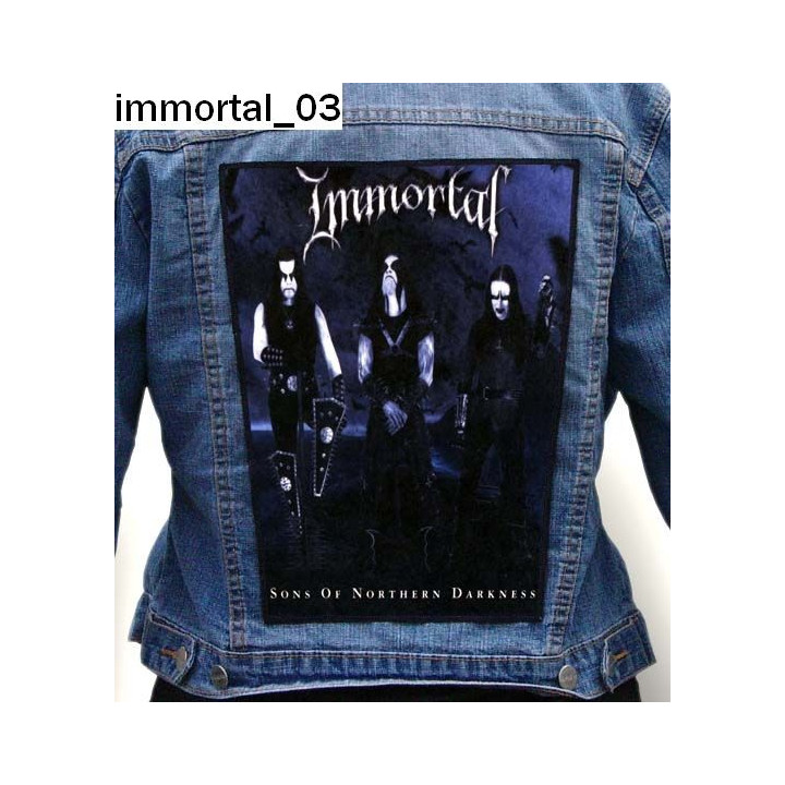 Immortal BackPatch Giant Back Patch Rückenaufnäher Aufnäher