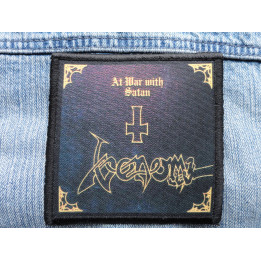 Venom At War With Satan Patch Backpatch Rückenaufnäher Aufnäher