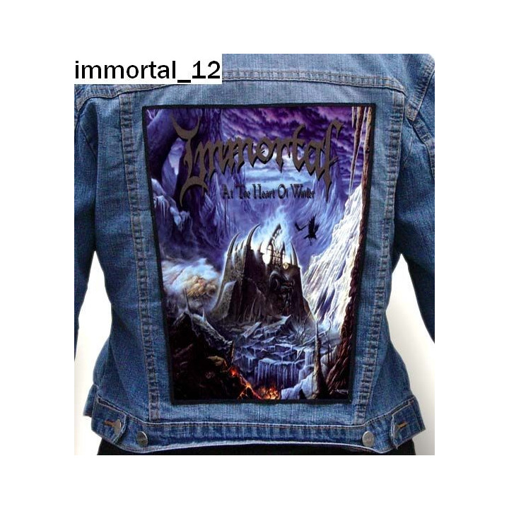 Immortal BackPatch Giant Back Patch Rückenaufnäher Aufnäher