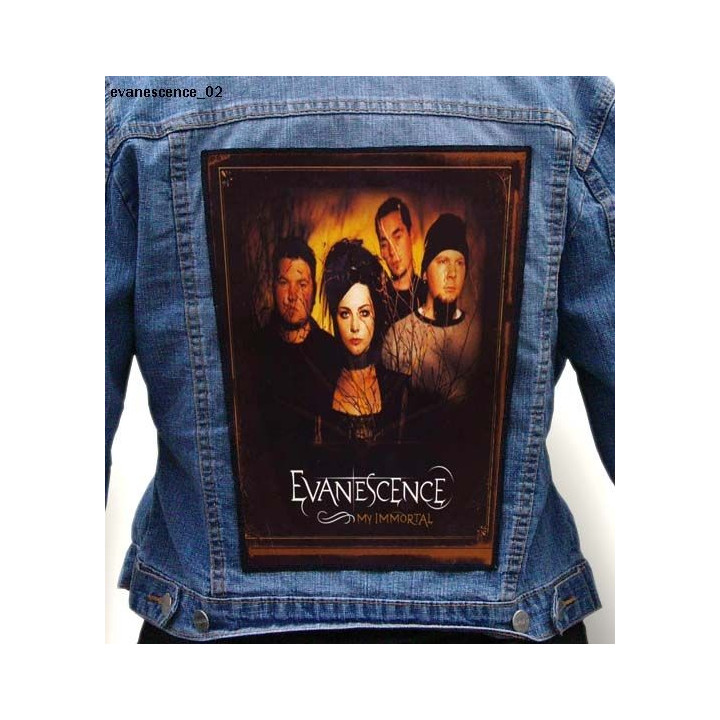 EVANESCENCE Backpatch Giant Back Patch Rückenaufnäher Aufnäher 