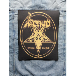 Venom Welcome To Hell Backpatch Giant Back Patch Rückenaufnäher Aufnäher