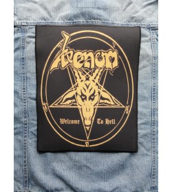 Venom Welcome To Hell Backpatch Giant Back Patch Rückenaufnäher Aufnäher