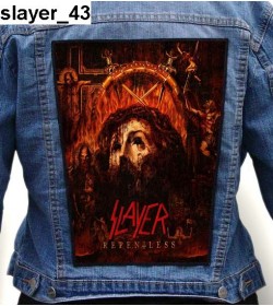 Slayer BackPatch Giant Patch Rückenaufnäher Aufnäher Thrash Metal 