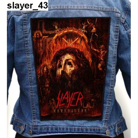 Slayer BackPatch Giant Patch Rückenaufnäher Aufnäher Thrash Metal 