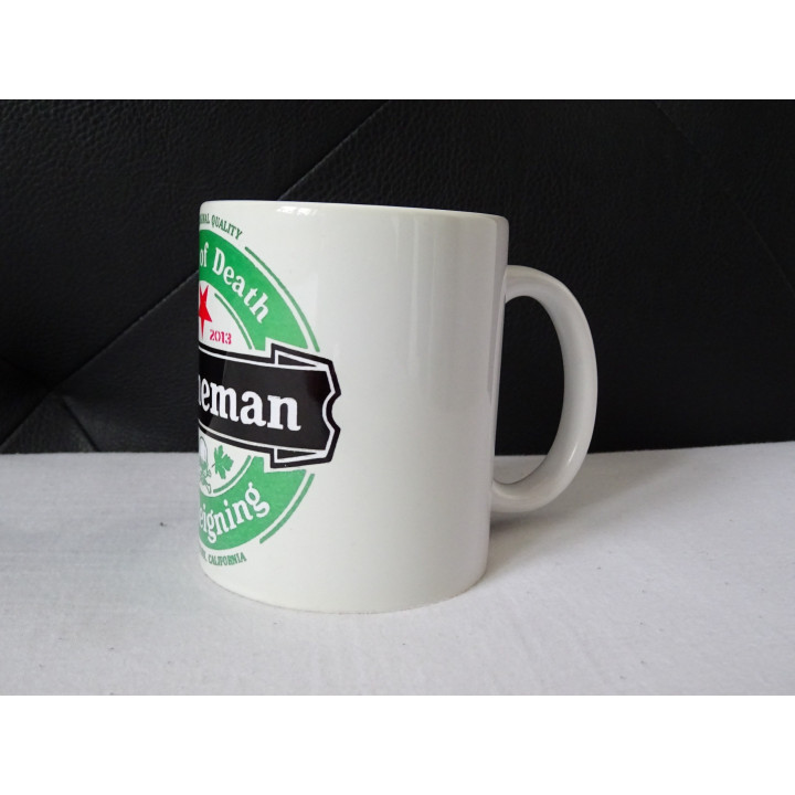 JEFF HANNEMAN TRIBUTE MUG ANGEL OF DEATH STILL REIGNING SLAYER