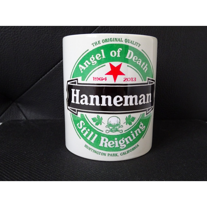JEFF HANNEMAN TRIBUTE MUG ANGEL OF DEATH STILL REIGNING SLAYER