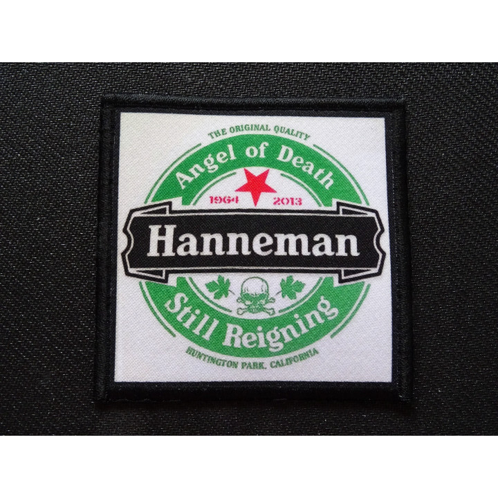 Jeff Hanneman Slayer Tribute Patch Angel Of Death Still Reigning Backpatch Rückenaufnäher Aufnäher