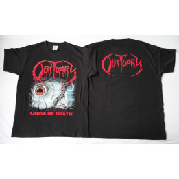 OBITUARY Cause Of Death OFFICIAL ORIGINAL T-SHIRT