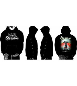 SABATON HEROSES new ! Official merchandise Sabaton Hoodie zipper