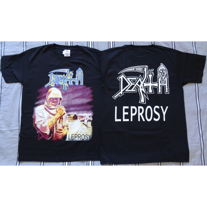 Death Leprosy Official T-Shirt Chuck Schuldiner Legend Classic Old Death Metal REAL PHOTO! NO PHOTO SHOP Free Shipping