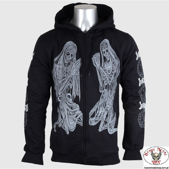 INCANTATION OFFICIAL ZIPPER HOODIE ,,DELIVERANCE,, TWENTY FIVE YEARS OF DEATH FUCKING METAL