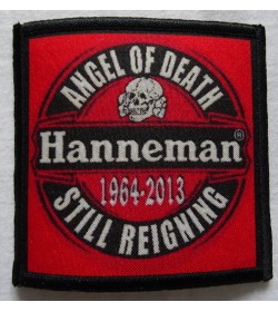 HANNEMAN ANGEL OF DEATH STILL REIGNING 1964 - 2013 RED TRIBUTE PATCH SLAYER 