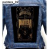 Pantera Backpatch Giant Back Patch Rückenaufnäher Aufnäher