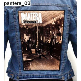 Pantera Backpatch Giant Back Patch Rückenaufnäher Aufnäher