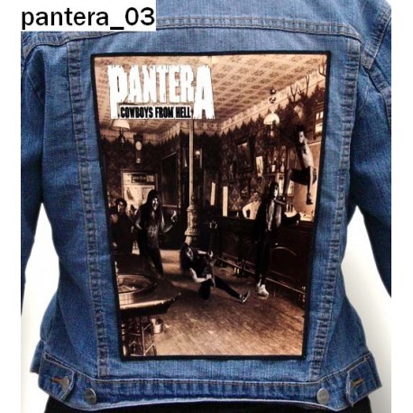 PANTERA - WALK - PRINTED SEW ON LARGE SIZE BACK PATCH - OFFICIALLY  LICENSED