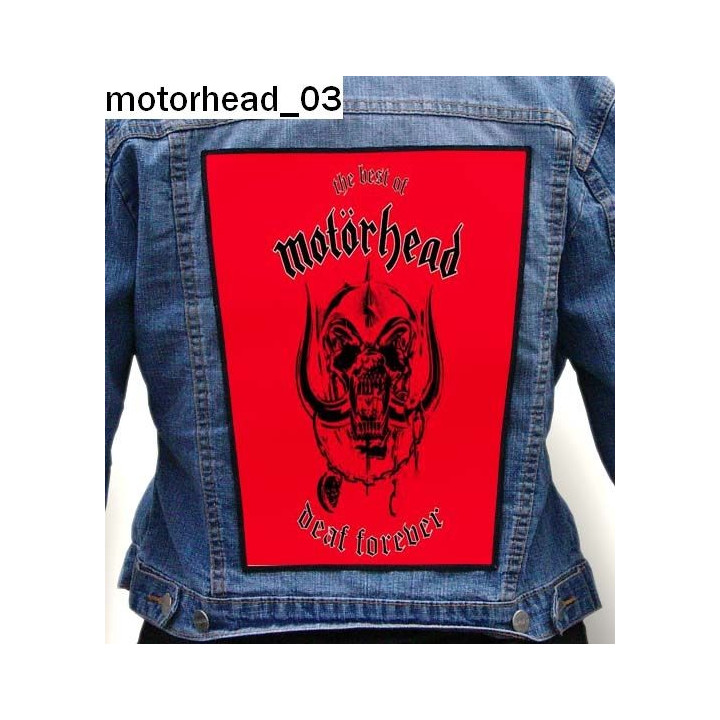 Motörhead Backpatch Giant Back Patch Rückenaufnäher Aufnäher 