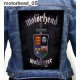 Motörhead Backpatch Giant Back Patch Rückenaufnäher Aufnäher 