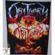 OBITUARY Inked in Blood Backpatch Giant Back Patch Rückenaufnäher Aufnäher