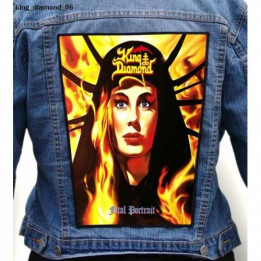 King Diamond Backpatch Giant Back Patch Rückenaufnäher Aufnäher 