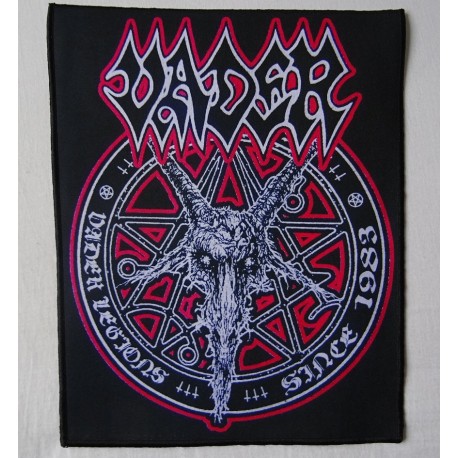 Vader Legions Since 1983 Death Metal Backpatch Rückenaufnäher Aufnäher
