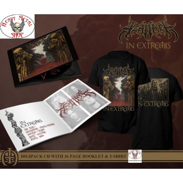 Azarath In Extremis CD + Official Original T-Shirt Unholy Death Fucking Metal