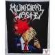 Municipal Waste Dump Trump Backpatch Rückenaufnäher Aufnäher The Only Walls We Build Are Walls Of Death Giant Back Patch