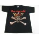 Running Wild Crossbones Under Jolly Roger Official T-Shirt Old Skull Heavy Metal Power Metal Pirate Metal