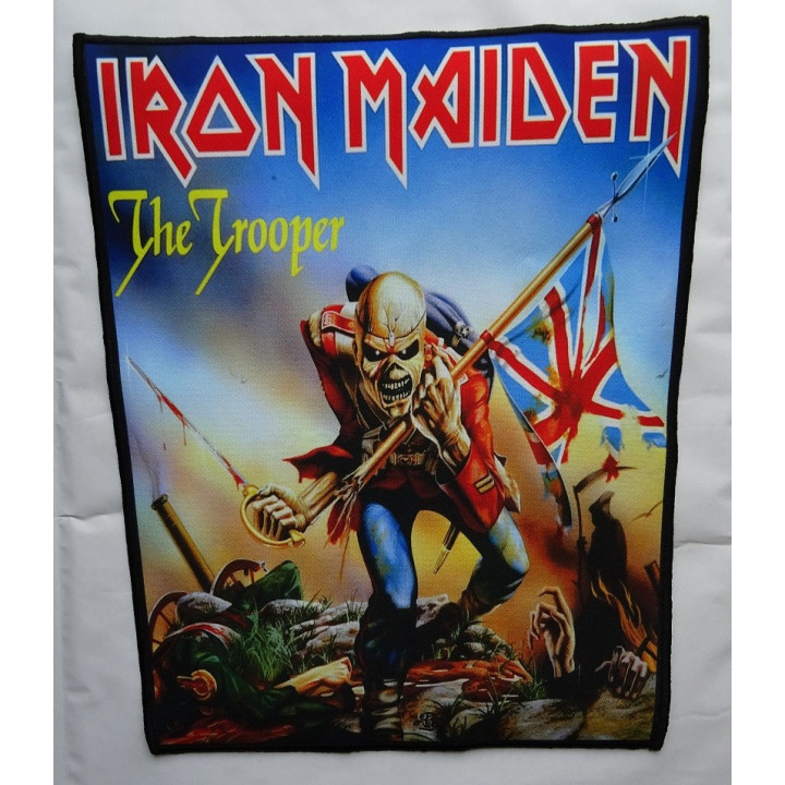 Iron Maiden The Trooper Backpatch Piece Of Mind Album Giant Back Patch RückenAufnäher Aufnäher