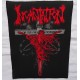 Incantation Decimate Christendom Backpatch Giant Back Patch Rückenaufnäher Aufnäher
