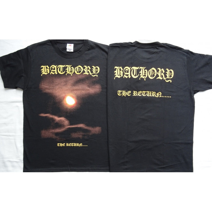 BATHORY The Return OFFICIAL ORIGINAL T-SHIRT LEGEND OF BLACK METAL 