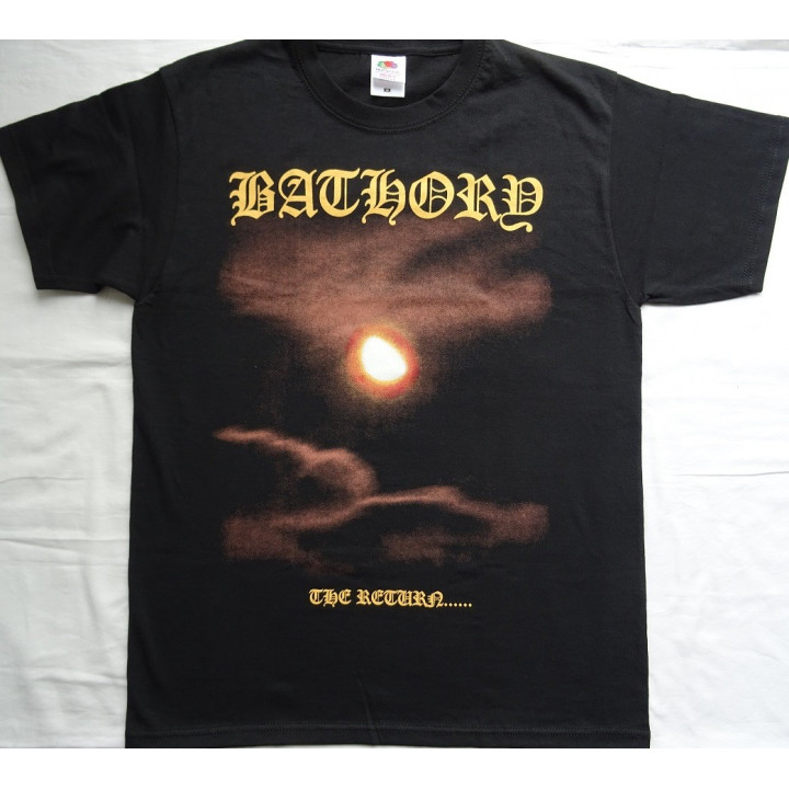 BATHORY The Return OFFICIAL ORIGINAL T-SHIRT LEGEND OF BLACK METAL 