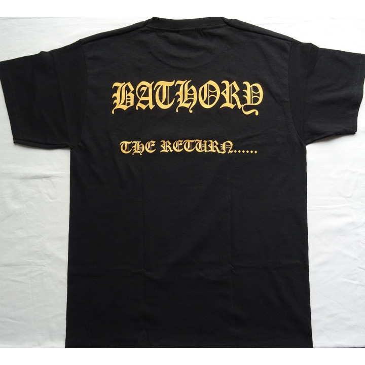 BATHORY The Return OFFICIAL ORIGINAL T-SHIRT LEGEND OF BLACK METAL 