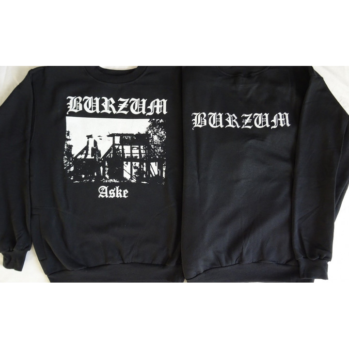 Burzum Aske True Norwegian Black Metal Varg Vikernes Sweatshirt Without a Hood Männer Sweatshirts ohne Kapuze