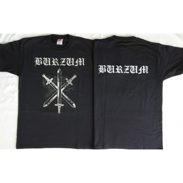 Burzum Odin's Sword T-Shirt Sword of Odin Official T-Shirt Black Metal Varg Vikernes Count Grishnackh