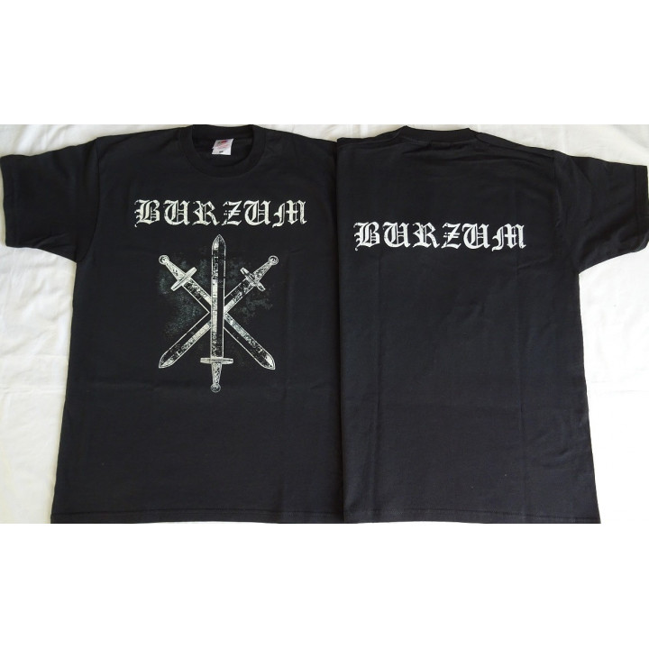 Burzum Odin's Sword T-Shirt Sword of Odin Official T-Shirt Black Metal Varg Vikernes Count Grishnackh