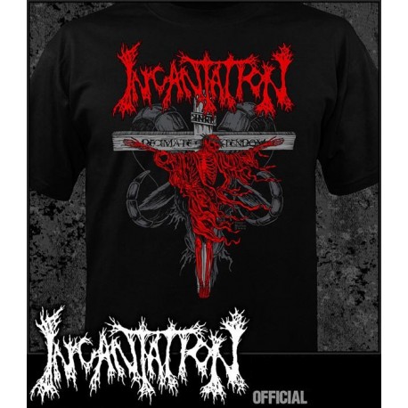 INCANTATION OFFICIAL Decimate Christendom T-SHIRT ABSOLUTELY UNIQUE