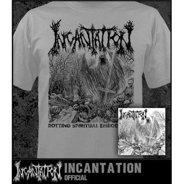 INCANTATION OFFICIAL Rotting Spiritual Embodiment T-SHIRT ABSOLUTELY UNIQUE