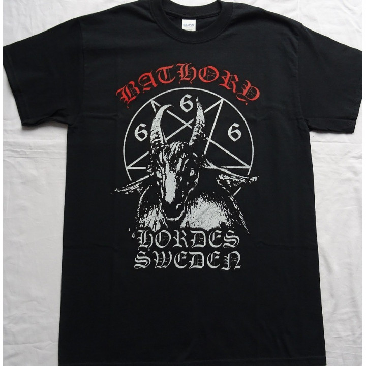 Bathory Goat Hordes Sweden 666 ABSOLUTELY UNIQUE T-SHIRT 