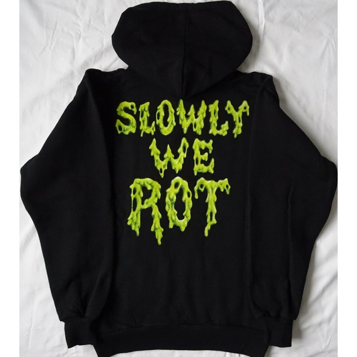 Obituary Slowly We Rot Free Shipping Hoodie Kapuzenjacke Hooded Sweatshirt Hoody All Size Alle Größe Death Metal