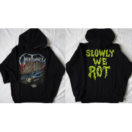 Obituary Slowly We Rot Free Shipping Hoodie Kapuzenjacke Hooded Sweatshirt Hoody All Size Alle Größe Death Metal