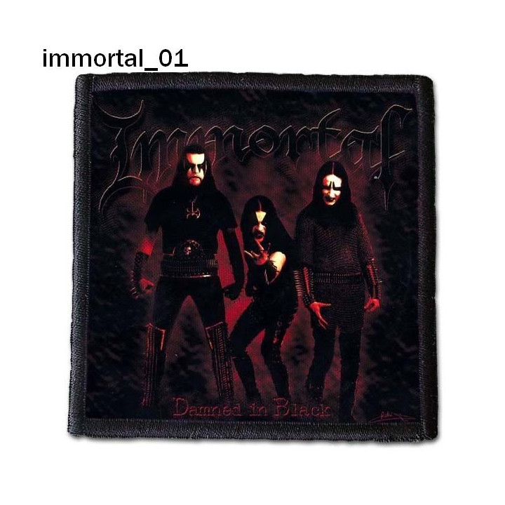Immortal Patch Backpatch Rückenaufnäher Aufnäher Black Metal