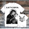 BATUSHKA LITOURGIYA MARY BLACK OFFICIAL WHITE T-SHIRT