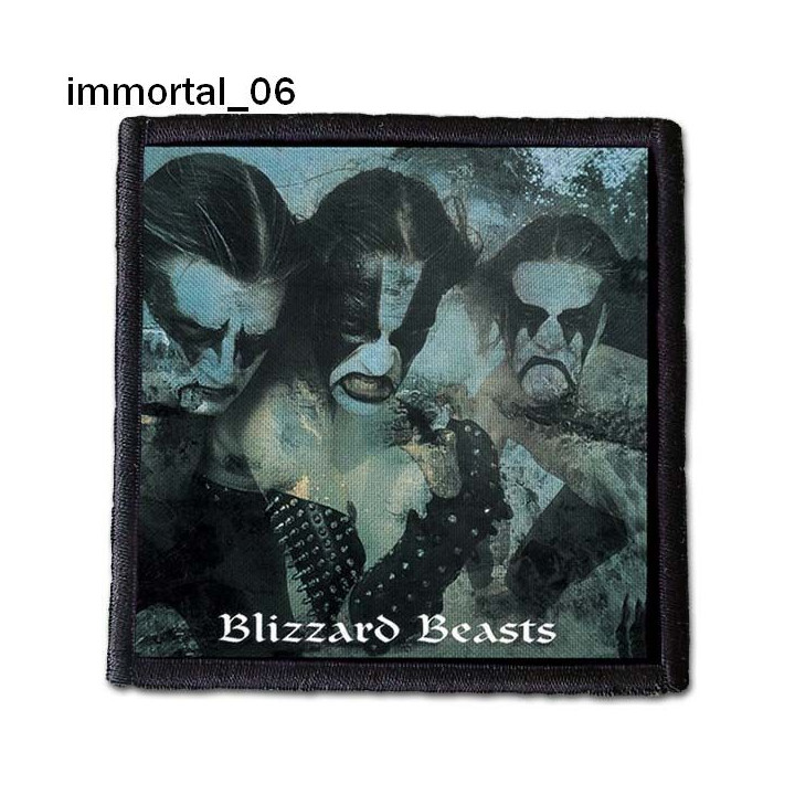 Immortal Patch Backpatch Rückenaufnäher Aufnäher Black Metal