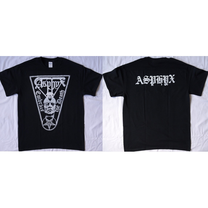 ASPHYX Embrace the Death Official T-Shirt Classic Old Death Metal